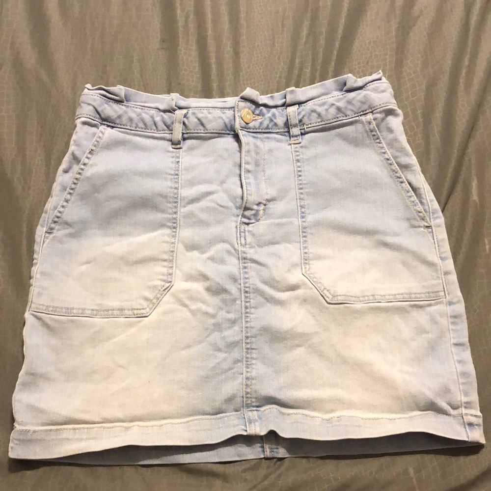 Plain jean skirt